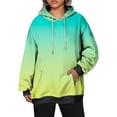 thumbnail image 2 of Besolor Oversized Sweatshirt for Women Fall Plus Size Long Sleeve Gradient Color Hoodies Baggy Clothes for Ladies, 2 of 7