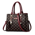 thumbnail image 4 of Trendy Geometric Pattern Handbag, Women's Tassel Decor Crossbody Bag, Elegant, 4 of 5