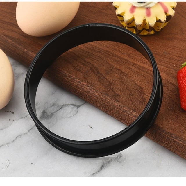 Stainless Steel English Ring Circular Baking Tool Cake Cooking Metal Ring For Baking Bakeware Organizer Silicone Baking Mat round Silicone Baking Mat Sheets 9x13 Baking Pan Bakeware Dishes