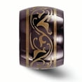 thumbnail image 3 of Edward Mirell Black Ti Domed Anodized Copper Color 16mm Band Size 7.5, 3 of 4