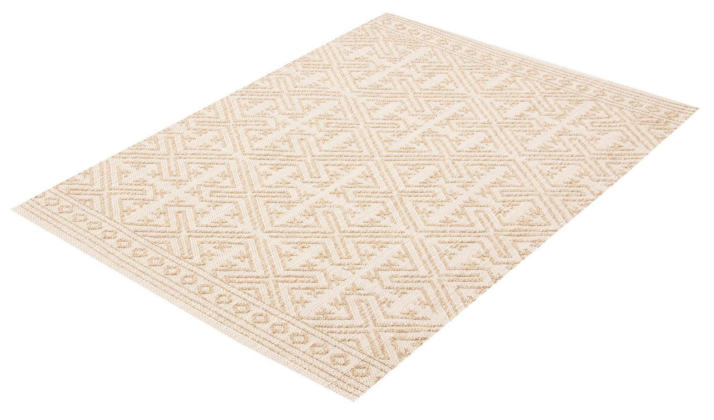 ECARPET Jute Style Area Rug for Bedroom, Living Room