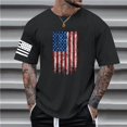 thumbnail image 2 of LUOGENLI T-shirts pour Homme pour Hommes T-Shirt Numérique 2D Imprimé T-Shirt Chemise à Manches Courtes Haut Col à Revers 4TG T-shirts pour Hommes T-shirts Graphiques T-shirts de la Saint-Patrick pour Homme T-Shirt Graphique Vêtements d'Été Noir TG, 2 of 5