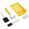 thumbnail image 4 of jifeng Mini Paint Rollers Compact Paint Roller with Tray for Door Cabinet Paintwork Yellow, 4 of 9