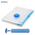 thumbnail image 1 of Thick vacuum compression bag, transparent vacuum bag storage bag, hand pump, 1 of 12