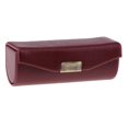 thumbnail image 4 of HILABEE Premium Leather Lipstick Case Holder Storage Box for Purse Pocket w/ mirror Red, 4 of 8