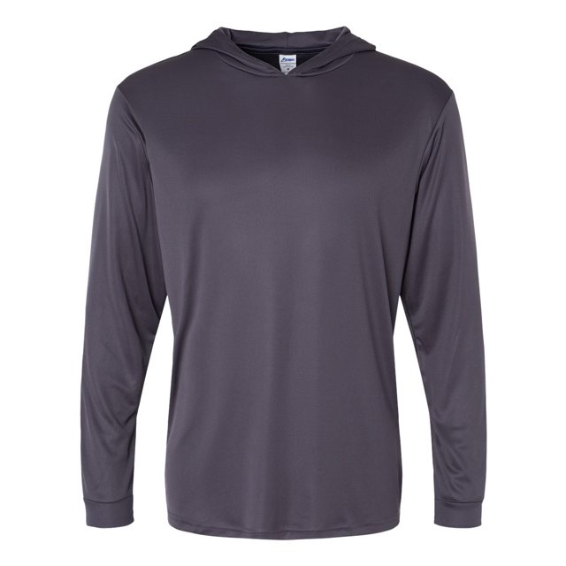 Paragon T-Shirt à Manches Longues à Capuche Performance Bahama pour Hommes, P, Graphite