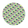 thumbnail image 1 of Rongfmy Covers for Home Elastic Edged Flannel Backed Fitted Table Covers Tablecothes - Colored Biscuits Pattern - Fits to 47'' Diameter G - 120cm (48 Inch), 1 of 6
