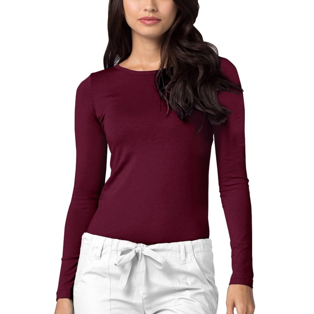 Adar sous-Couches pour Femmes - T-Shirt de sous-Couche à Manches Longues Confortable