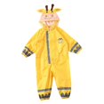 thumbnail image 2 of Imperméable Poncho Combiné pour 3-10 Ans Respirant pour l'Été Imperméable Jaune P, 2 of 8