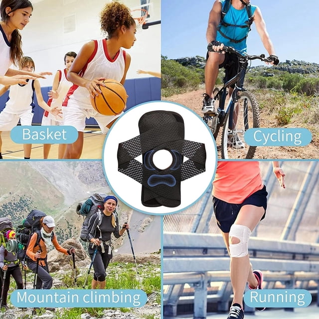 Riforla Meniscus Breathable Knee Brace Knee Brace with Side Stabilizer for Meniscus Tear Knee Knee Support for and Support Knee Brace for Men and Women A