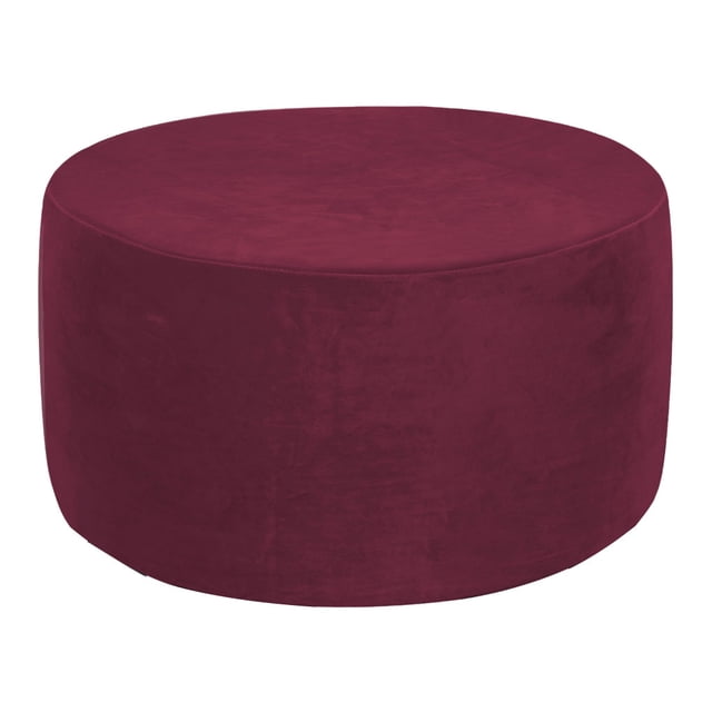 ZheElen Plush Non Slip And Easy To Clean Velvet Ottoman Slipcovers For Folding Storage Stool Applicable Size Winered