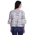 thumbnail image 2 of Moomaya Haut d'Été en Coton Imprimé, Ourlet Évasé, Hauts Boho, Blouses Décontractées Amples, 2 of 4