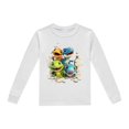 thumbnail image 4 of Pyjamas pour Enfants Garçons Ensemble de Pyjama Imprimé Dinosaure Col Rond Manches Longues Pantalon 2 Pcs Printemps Automne Pyjamas pour Enfants Gris Clair 8 Ans-9 Ans, 4 of 5