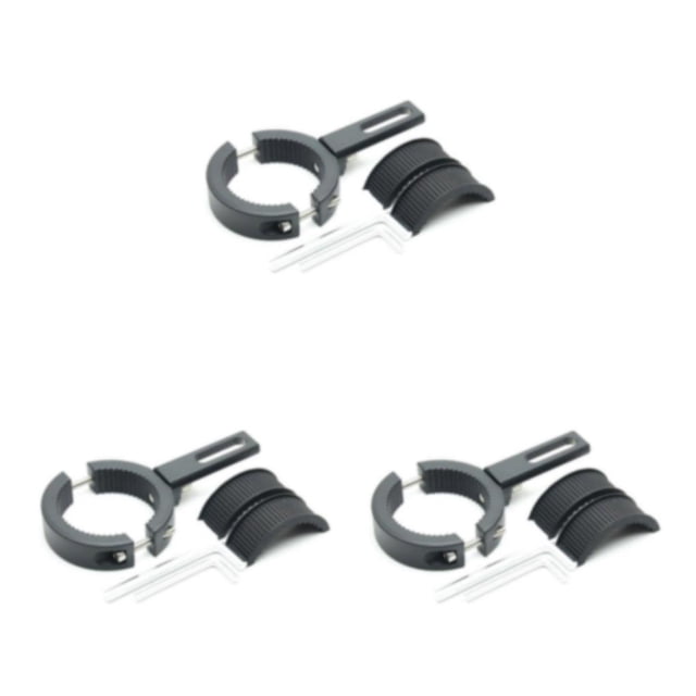 relayinert Strong Load-Bearing Motorcycle Headlight Bracket With Adjustable And Black Appearance Is Simple 3.8-6cm diameter 3Set