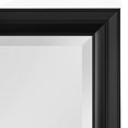 thumbnail image 3 of Kate and Laurel Whitley Traditional Framed Wall Mirror, 22 x 28, Black, Classic Rectangle Bathroom Mirror with Transitional Profile and Beveled Edge Design, 3 of 8