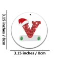 thumbnail image 4 of Birdeem Christmas Alphabet Decorations Personalized for Gift Christmas Tree Hanging Ornament Diy Decorations, 4 of 10