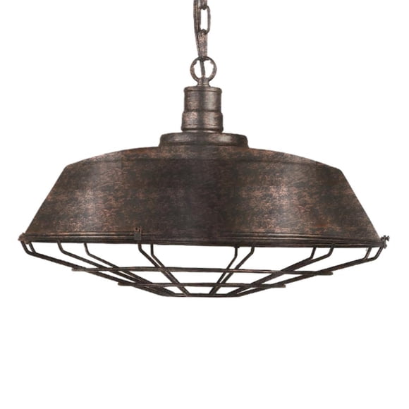 Milaget Pendant Light Industrial Ceiling Lamp Metal Hanging for Cafe Living Room Hallway