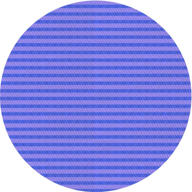 Ahgly Company Tapis Rond Lavable en Machine Intérieur Transitionnel Mimosa Violet, 8 Pieds Rond
