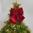 thumbnail image 1 of Christmas Bow Christmas Tree Decoration Hanging Red Velvet Bow Christmas Tree Decoration, 1 of 6