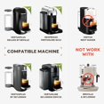 thumbnail image 3 of Stainless Steel Reusable Coffee Pod 150ml/5oz Compatible for Nespresso Vertuoline GCA1 and ENV135 Refillable Coffee Capsule Filter Espresso Size, 3 of 5