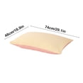 thumbnail image 3 of Fiber Pillow Core Isolation Pillow Yellow Cover Hotel Protective Cover Breathable Oil Proof Friendly Household Pillowcase, 3 of 6