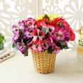 thumbnail image 3 of Decodeary Realistic Appearance Flower Decoration For Low Maintenance Garden Easy To Clean Cloth Decorations Fake Plants Flowers JH1242 Orange 1Set, 3 of 6