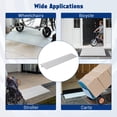 thumbnail image 3 of GloryStar Rise Threshold Ramps for Doorways, Portable Door Ramps, 700 Lbs Capacity, Adjustable Aluminum Entry Ramp for Wheelchairs, Scooters, Walkers, and Power Chairs, 3 of 7