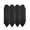 #1 Black【10x Fence】, variant on Garden Fence Border, Decorative Edge, Plastic Yard Barrier, for Flower Beds and Lawn, Brown