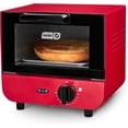 thumbnail image 1 of DASH Mini Four Grille-Pain Cuiseur pour Pain, Bagels, Biscuits, Pizza, Paninis et Plus avec Plaque de Cuisson, Grille, Fonction d'Arrêt Automatique - Rouge, 1 of 1