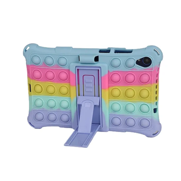 Étui pour Lenovo Tab M8 FHD TB-8705F 8,0 Pouces Jouet Anti-Stress à Bulles à Pousser en Silicone Housse de Tablette pour Enfants pour Lenovo Tab M8 HD TB-8505F Étui CSLB-Sans Sangle-Sans Stylo M8 TB-8705 8505 8506