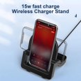 thumbnail image 2 of Wireless Charger Magnetic 15W Fast Charging Desktop Vertical Wireless Charger Mobile Phone Holder for, 2 of 10