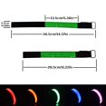 thumbnail image 2 of LED Bracelet Reflective Band Adjustable  Light Up Armbands for Jogging, Running and Cycling, USB Rechargeable, 3 Lighting Modes, 2 of 7