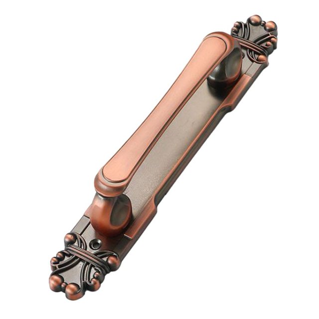 European Antique Exposed Aluminum Alloy Door Handle Push-pull Door Handle