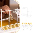 thumbnail image 3 of MasteelfCA 21Pcs Doll Garment Rack Mini Dolls Clothes Hanger Miniature Clothes Hanger, 3 of 8