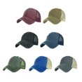 thumbnail image 2 of Decodeary Washed Cotton Mesh Denim Baseball Cap Unisex Breathable Mesh Adjustable Caps black 1Set, 2 of 6