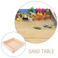 thumbnail image 3 of WEUVEB Bac à Sable 1Pcs Bois Beige Jouet de Sable Extérieur pour Stimulation Imaginative, 3 of 8