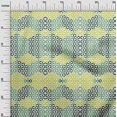thumbnail image 3 of oneOone Polyester Spandex Lime Green Fabric Geometrical Sewing Craft Projects Fabric Prints By Yard 56 Inch Wide, 3 of 4