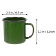 thumbnail image 2 of OULII 6 Pcs Tasses d'Eau Fiables Tasses à Café Vintage pour Ménagères Blanches Rentrée Scolaire, 2 of 8