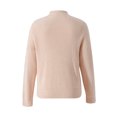 thumbnail image 3 of Fortune Women Mock Neck Sweaters Solid Color Long Sleeve Loose Knit Pullover, 3 of 8