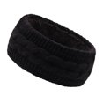 thumbnail image 1 of Fashion Autumn And Winter Pure Color Wool Knitted Hair Band Sports Headband, 1 of 9