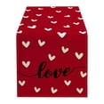 thumbnail image 2 of Boovnll Valentines Day Table Runner, 13x91" Valentine's Day Printing Table Runner, Valentines Table Runner for Holiday Kitchen Dining Table, Party Decor, Valentines Day Decorations, 2 of 5