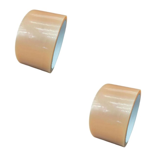 Transemion Creative Sticky Ball Rolling Tape Decorative Game DIY for Party Children Orange 6 x 10m 2Set