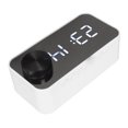 thumbnail image 1 of Digital Alarm Clock  With Speaker, Portable Speaker With Mirror Clock Display For Bedroom, Multifunctional Digital Alarm Clock With HD Noise Canceling Mic, 1 of 8