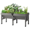 thumbnail image 4 of VegTrug Classic 1.8m Raised Garden Bed Planter - Grey, 4 of 5