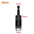 thumbnail image 1 of Hex Shank Adapter Electric Machine Hollow Punch for Drill Cardboard Leather Belt, 1 of 5