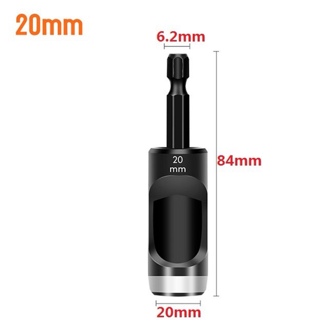 Hex Shank Adapter Electric Machine Hollow Punch for Drill Cardboard Leather Belt