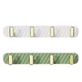 thumbnail image 2 of SuoKom Coat Hooks Wall Mounted Coat Rack, 10.6'' Long,Fashion Punch-Free Entryway Hanging Coat Rack,Coat Rack with 4 Hooks, 2Pcs Decorative Hooks Rail for Coat, 2 of 9