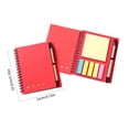 thumbnail image 2 of Meitianfacai Back to School Clearance! Notepad and Notebook Office Study Supplies Kraft Paper Notepad Coil Book with Pen Notepad Student Office Notepad Tearable School Supplies, 2 of 7