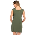 thumbnail image 4 of Fankiway Liquidation de Maternité Robes de Maternité pour Femmes Grossesse Sans Manches Col Rond Robe de Couleur Unie Grande Taille Vêtements de Maternité en Liquidation, 4 of 7