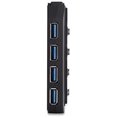 thumbnail image 3 of axGear USB 3.0 HUB 4 Port High Speed Data Transfer with Power Adapter LED On/Off Switch, 3 of 4
